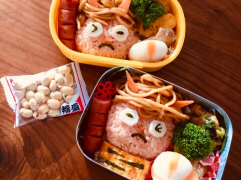 キャラ弁＊節分！鬼弁当